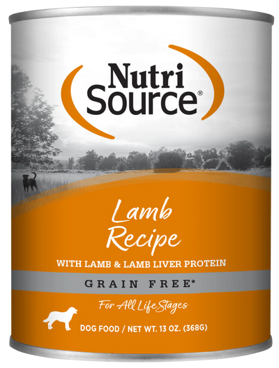 NutriSource Grain Free Lamb Canned Dog Food