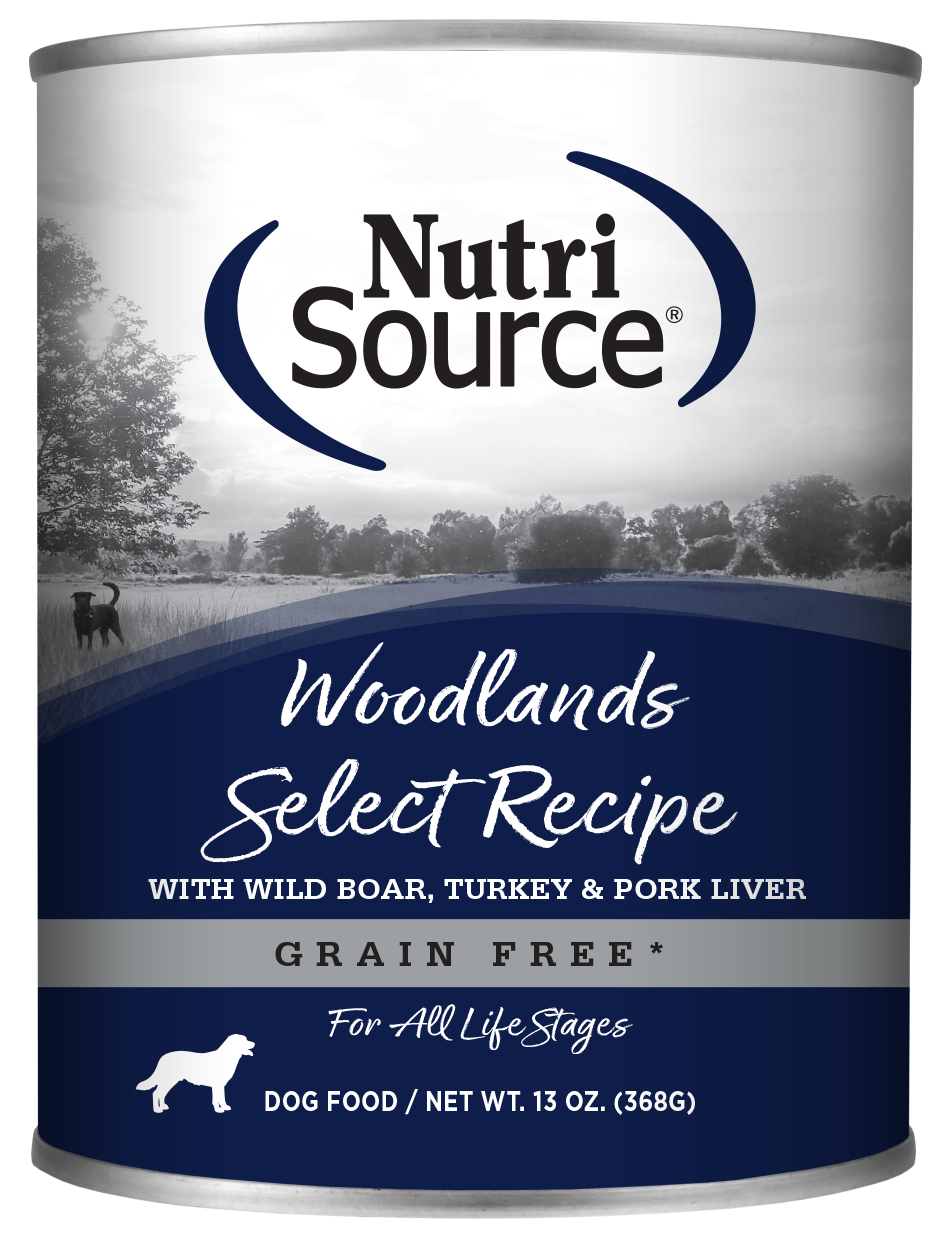 NutriSource Grain Free Woodlands Select Canned Dog Food