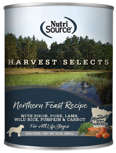 NutriSource Harvest Selects Northern Feast Canned Dog Food