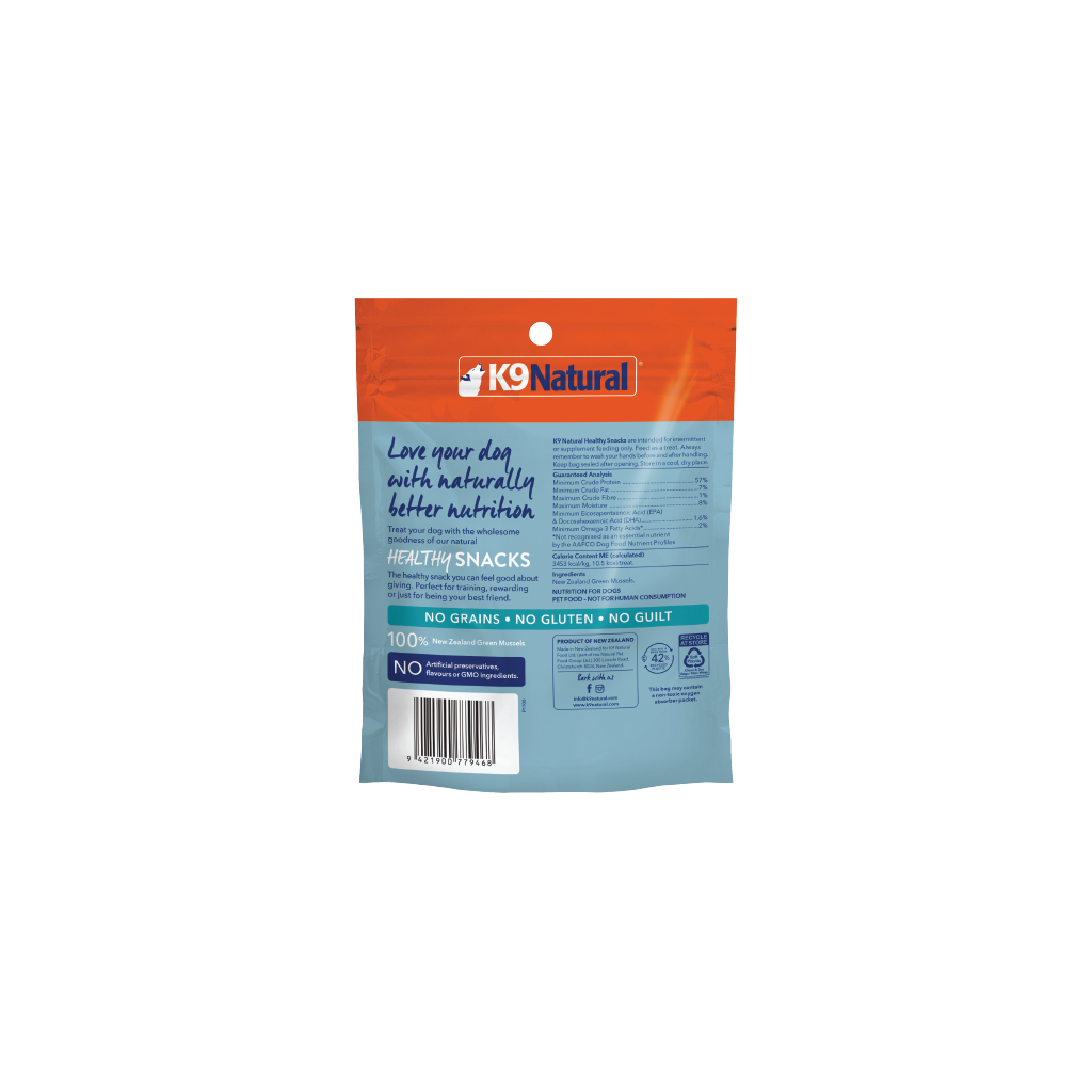 K9 Green Mussels Healthy Snacks Dog Treats