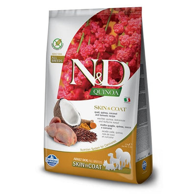 Farmina Pet Foods Adult Skin & Coat Quail Quinoa Coconut & Turmeric Formula Dry Dog Food