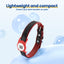 PawView Genuine Leather Collection Dog Collar with Smart AirTag Holder