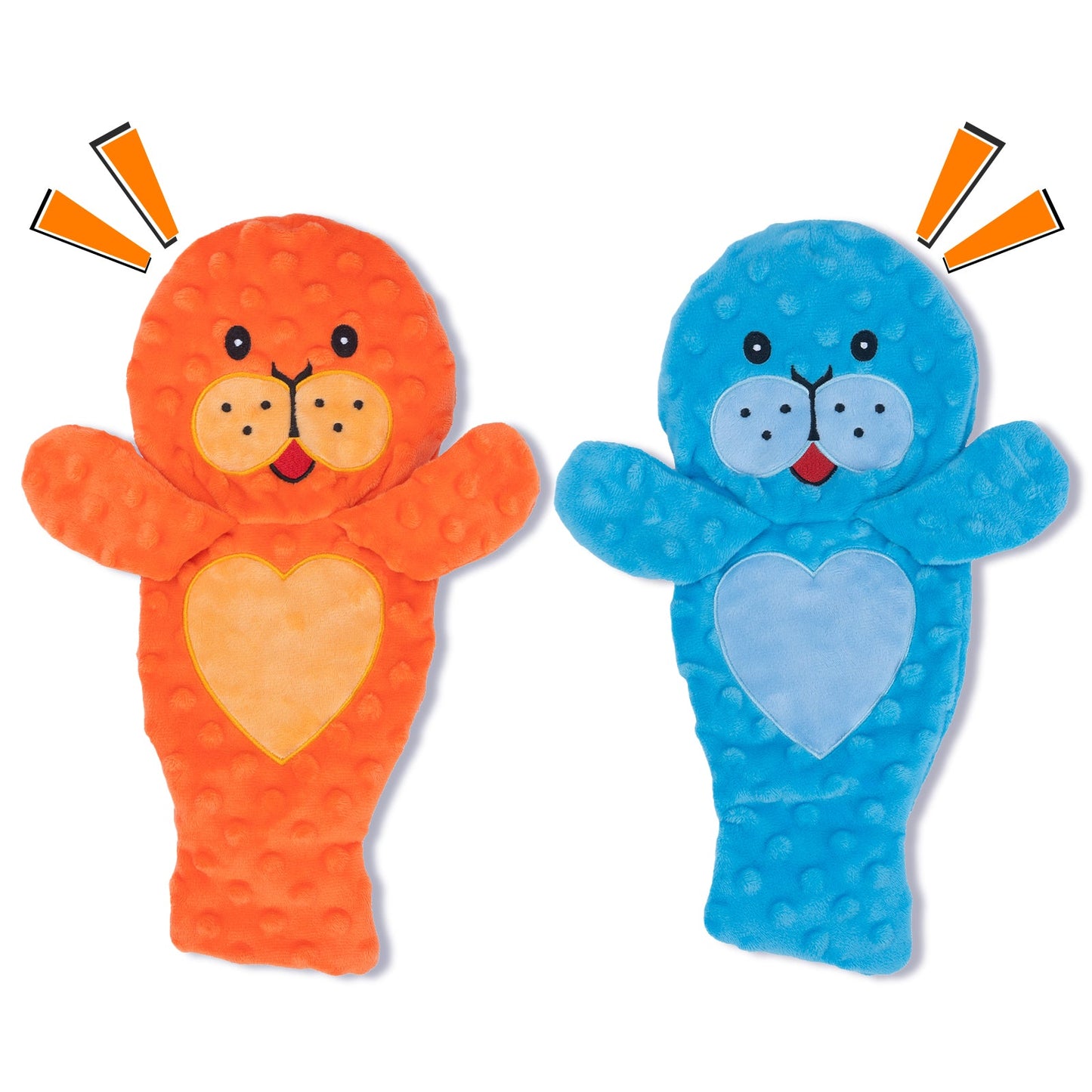 Interactive Squeaky Dog Toy Set - Sound Octopus 2-Pack