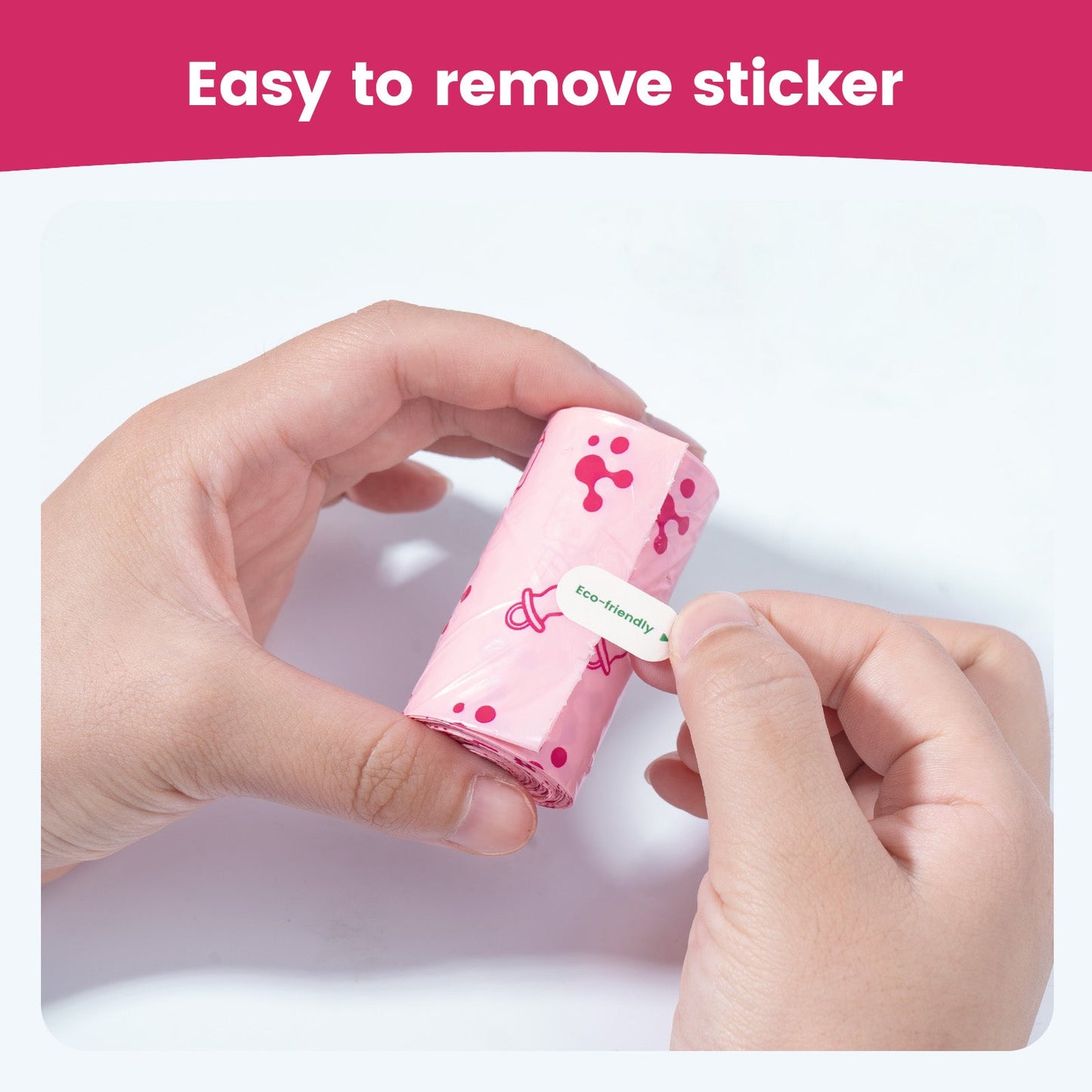 Smart Dog Poop Bag Dispenser – With Carabiner & Rotating Hook for Ultimate Flexibility | 105 Eco Bags & NFC Walk Tracker Included