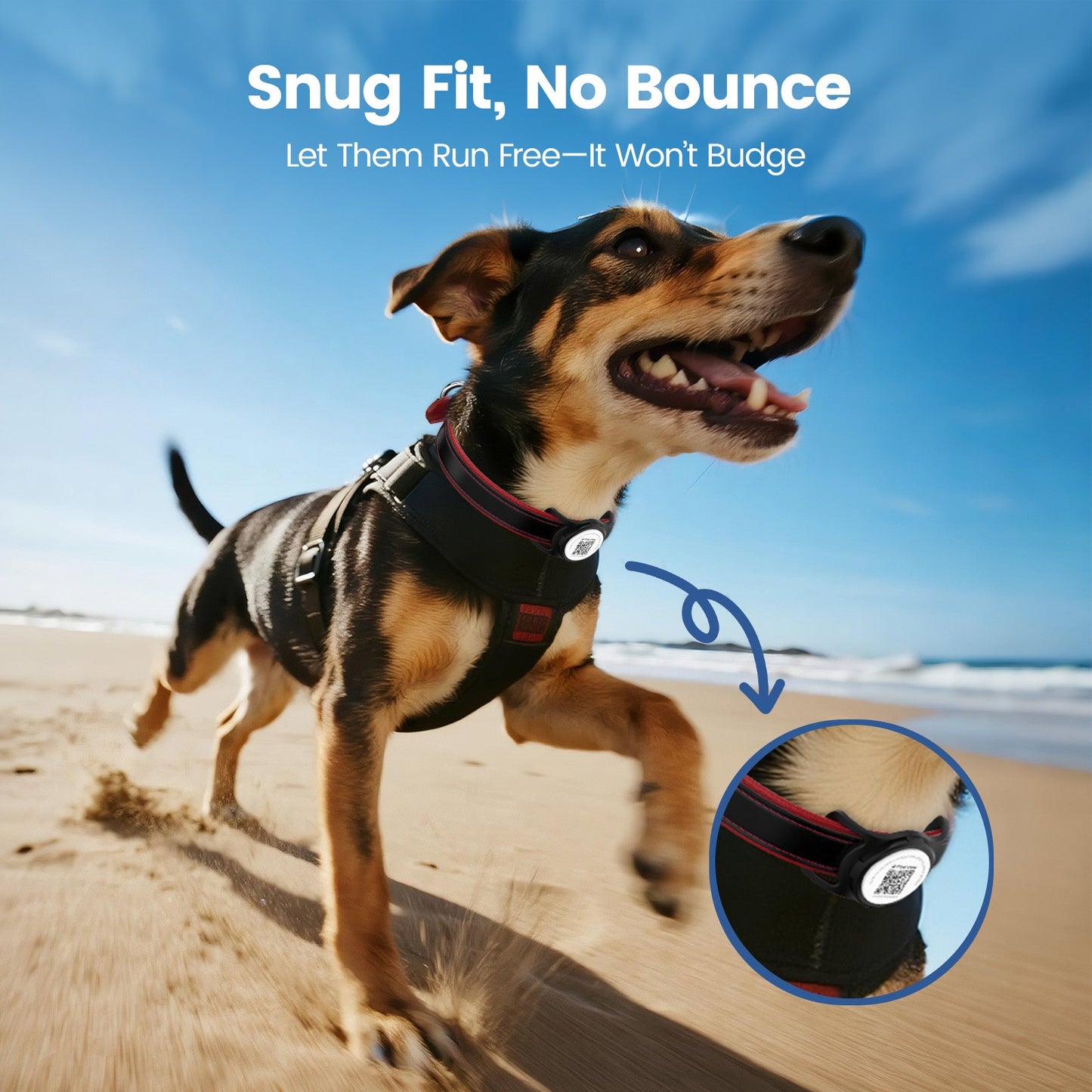 PawView TN005 AirTag Silicone Anti-Loss Protective Case