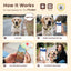 PawView Anti-Loss Smart Pet ID Tag with QR Code Heart