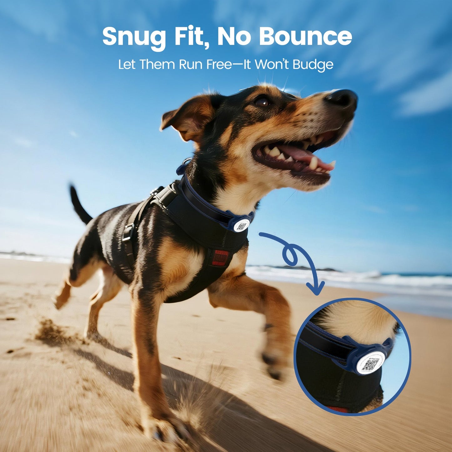 PawView TN005 AirTag Silicone Anti-Loss Protective Case