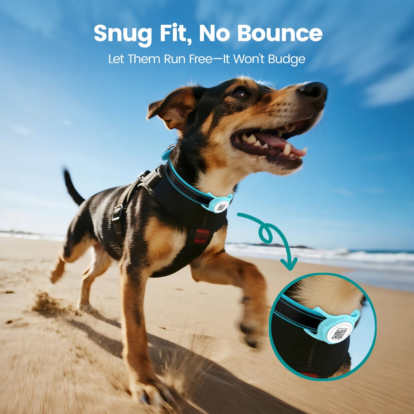 PawView TN005 AirTag Silicone Anti-Loss Protective Case