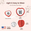 PawView Anti-Loss Smart Pet ID Tag with QR Code Heart