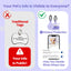 Anti-Loss NFC & QR Code Pet ID Tag, Smart Silent Silicone Pet Tag for Dog and Cat
