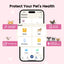 PawView Anti-Loss Smart Pet ID Tag with QR Code Heart