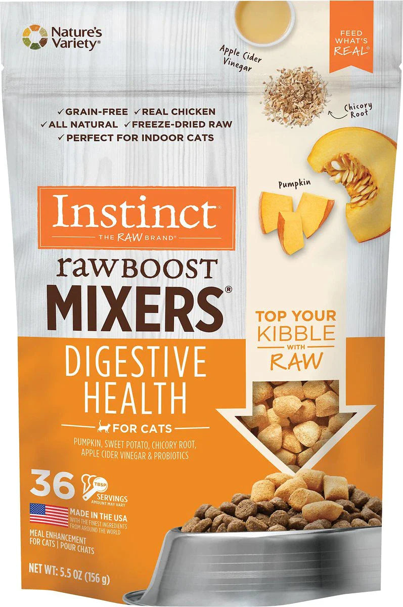 Instinct Raw Boost Mixers Digestive Health 5.5-oz, Cat Meal Topper