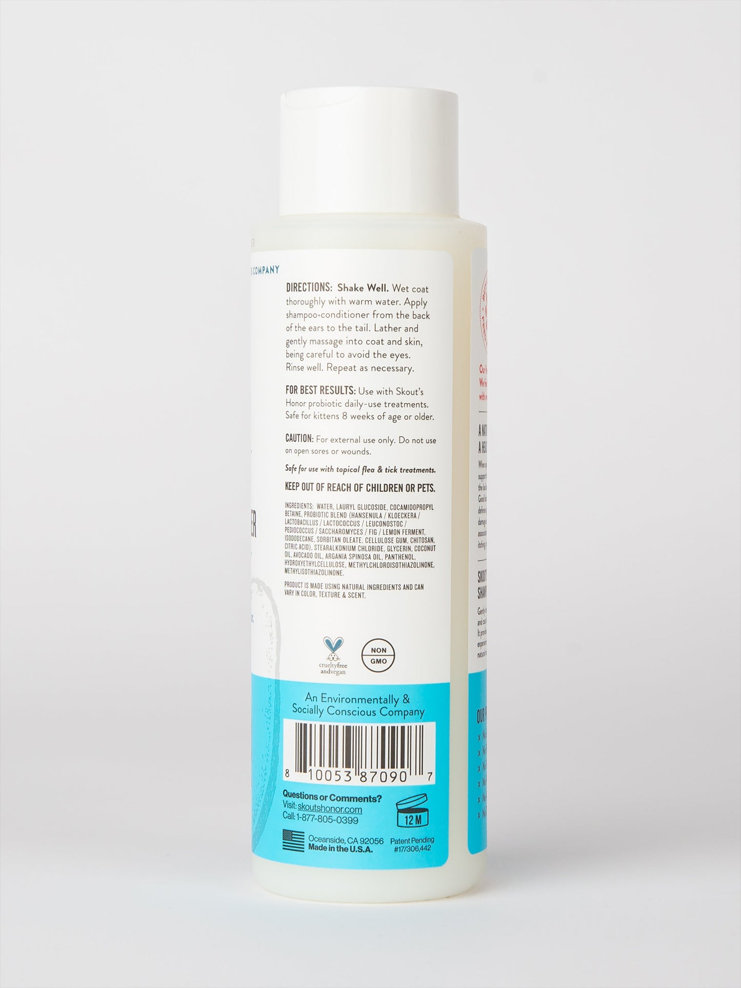 Cat Probiotic Shampoo + Conditioner Fragrance Free