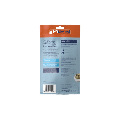 K9 Beef Green Tripe Freeze-Dried Booster
