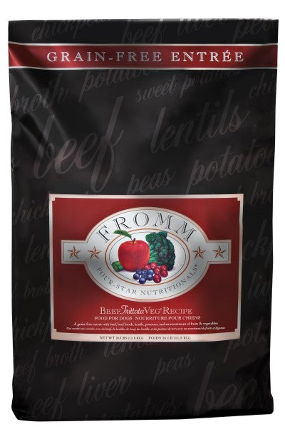 Fromm Four-Star Grain-Free Beef Frittata Veg Dry Dog Food