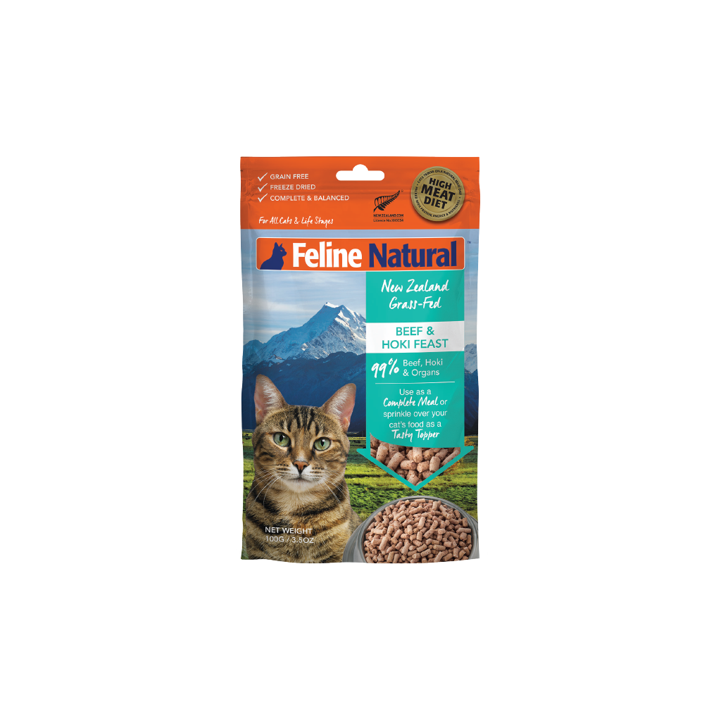 Feline Beef & Hoki Feast Freeze-Dried Cat Food