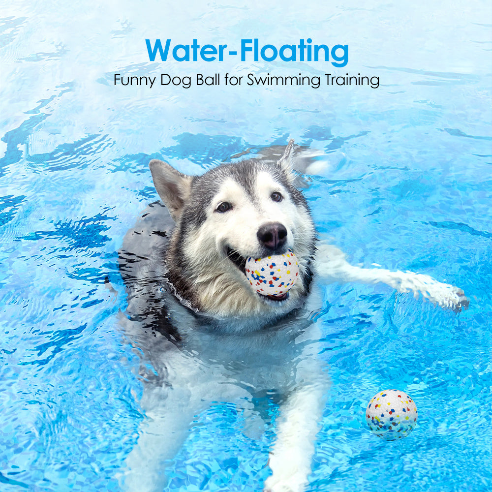 Water-floating E-TPU Dog Ball |Durable, Dental-Safe, and Versatile Pet Toy for Chewers