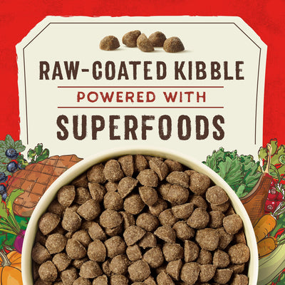 SuperBlends Raw Coated Beef, Beef Liver & Lamb Recipe + Superfoods