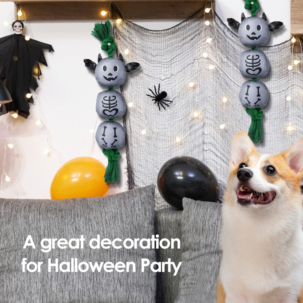 Halloween Rope Bat - Gray