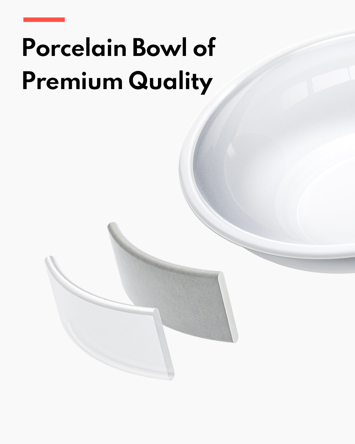 HomerunPET Porcelain Bowl Suitable Pet Feeder Model PF20