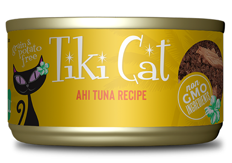 Tiki Cat Hawaiian Grill, Ahi Tuna Recipe, Wet Cat Food, 2.8-oz Case of 12