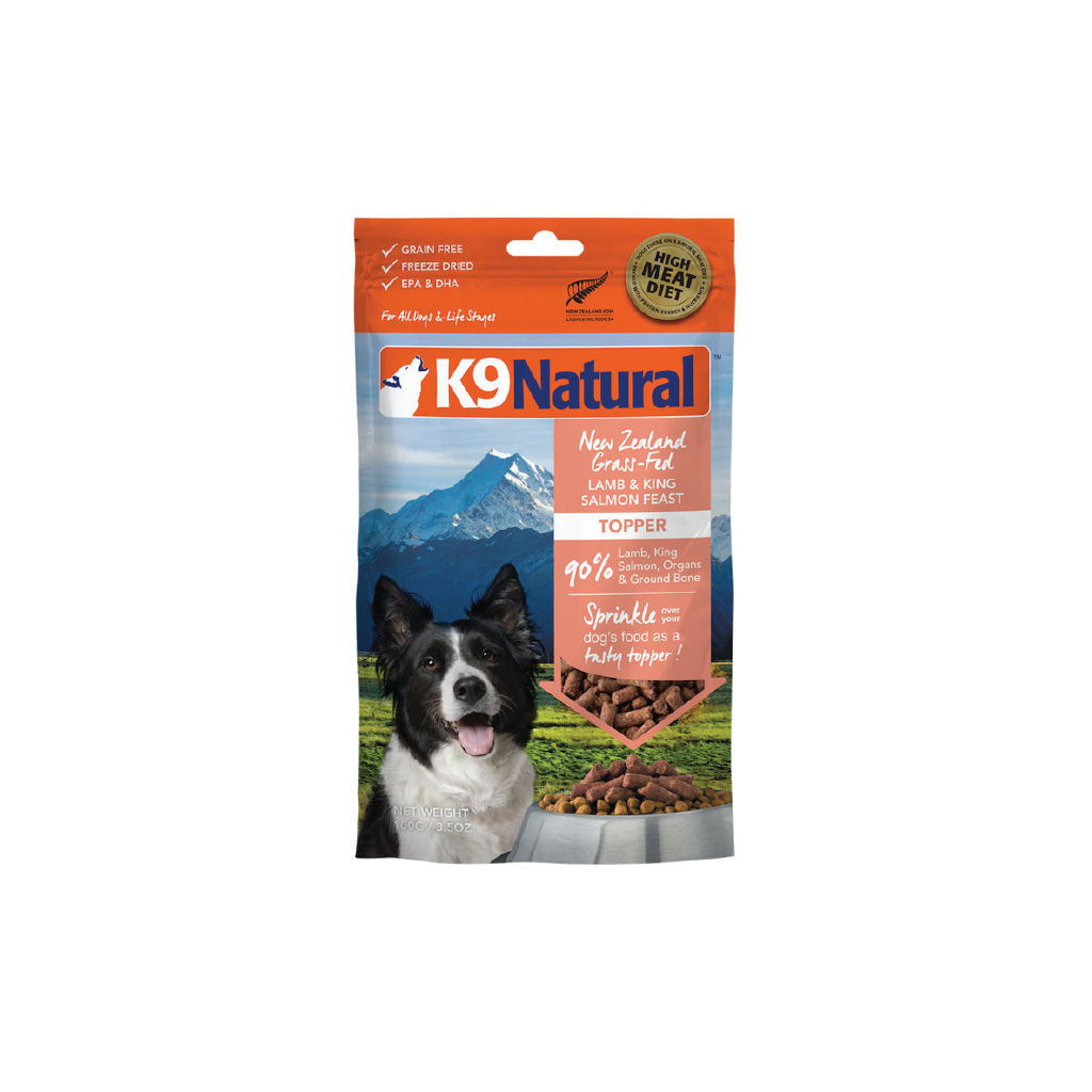 K9 Lamb & King Salmon Feast Freeze-Dried Dog Food