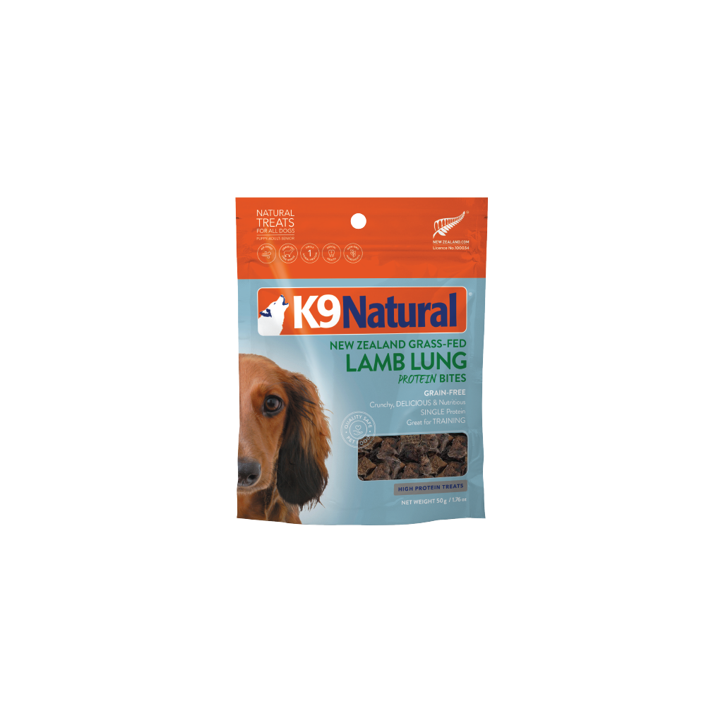K9 Lamb Lung Protein Bites Dog Treats