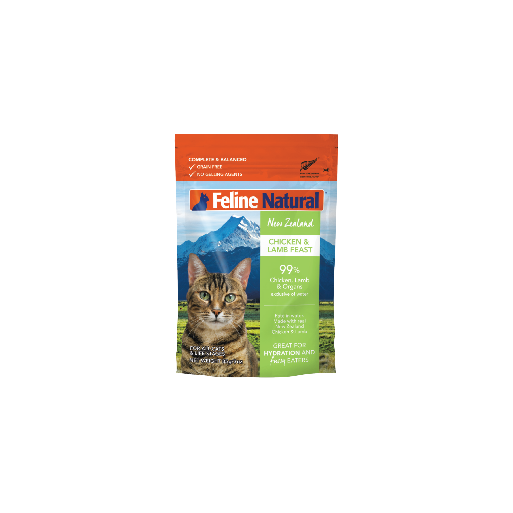 Feline Chicken & Lamb Feast Pouch Cat Food
