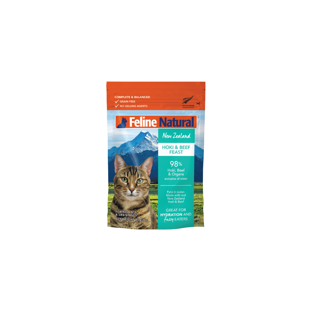 Feline Hoki & Beef Feast Pouch Cat Food
