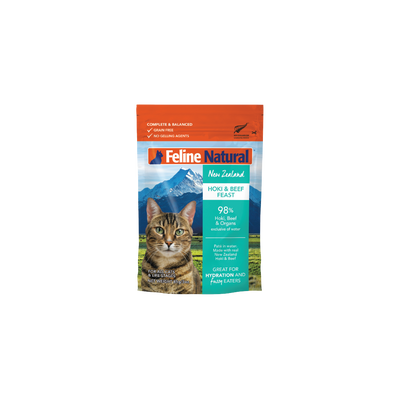 Feline Hoki & Beef Feast Pouch Cat Food