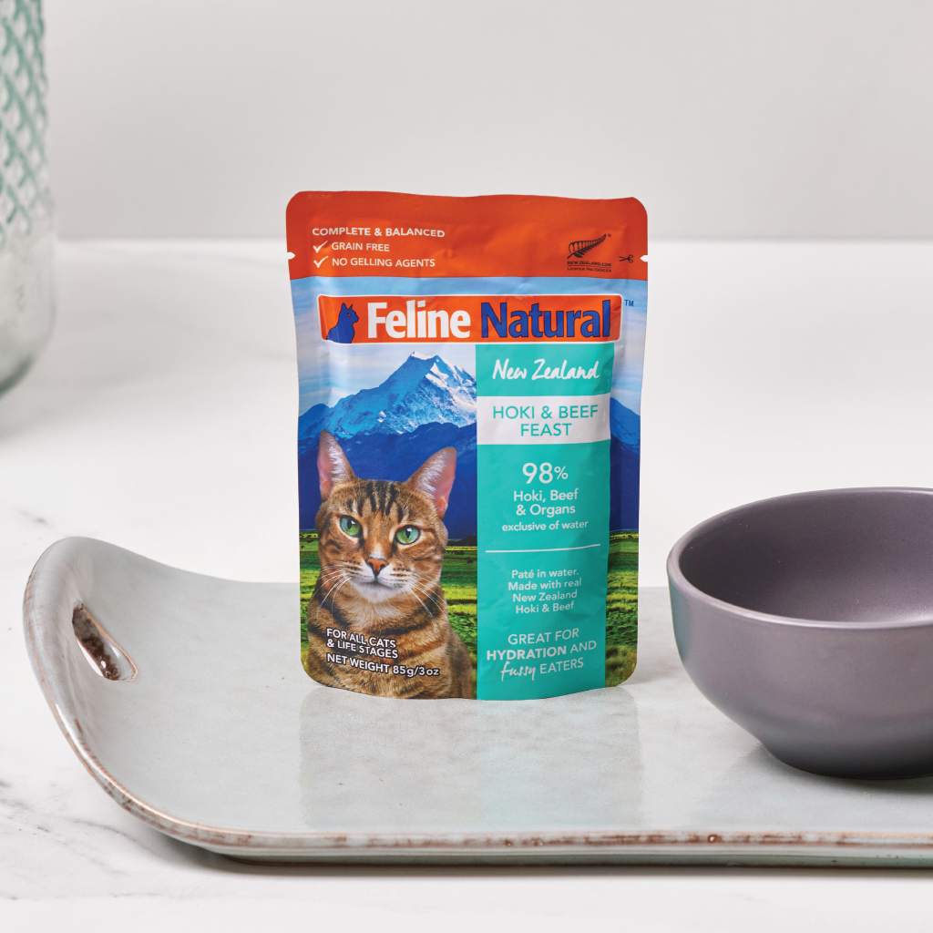 Feline Hoki & Beef Feast Pouch Cat Food