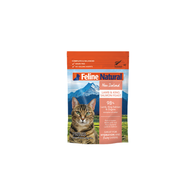 Feline Lamb & King Salmon Feast Pouch Cat Food