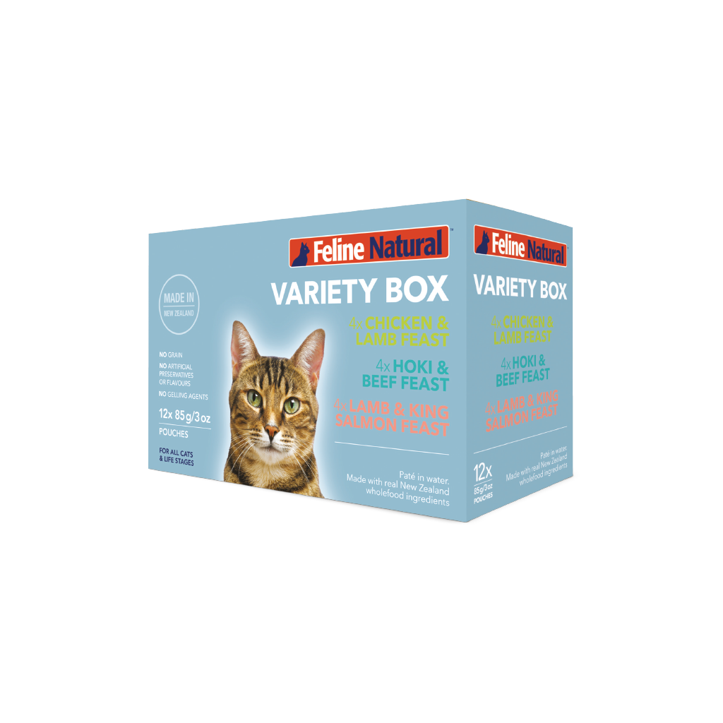 Feline Variety Box Pouch Cat Food