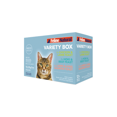 Feline Variety Box Pouch Cat Food