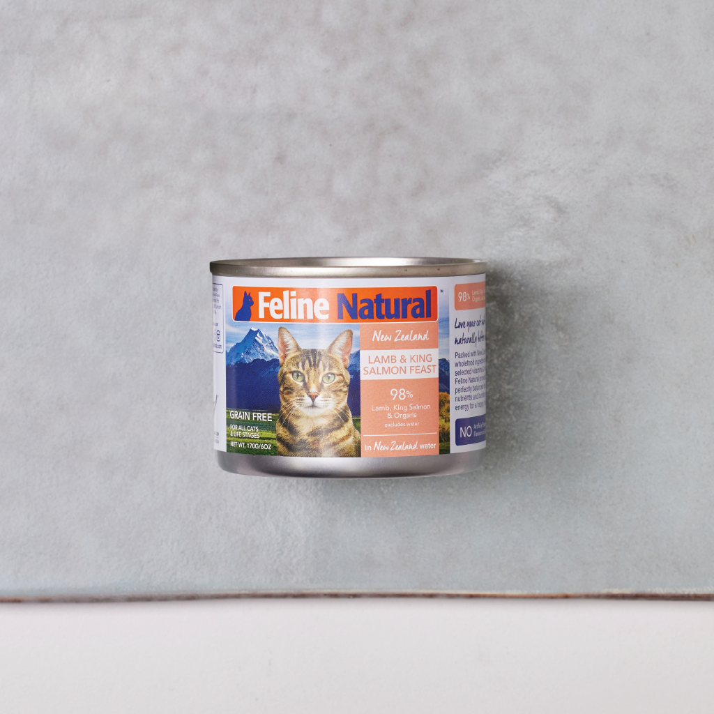 Feline Lamb & King Salmon Feast Canned Cat Food