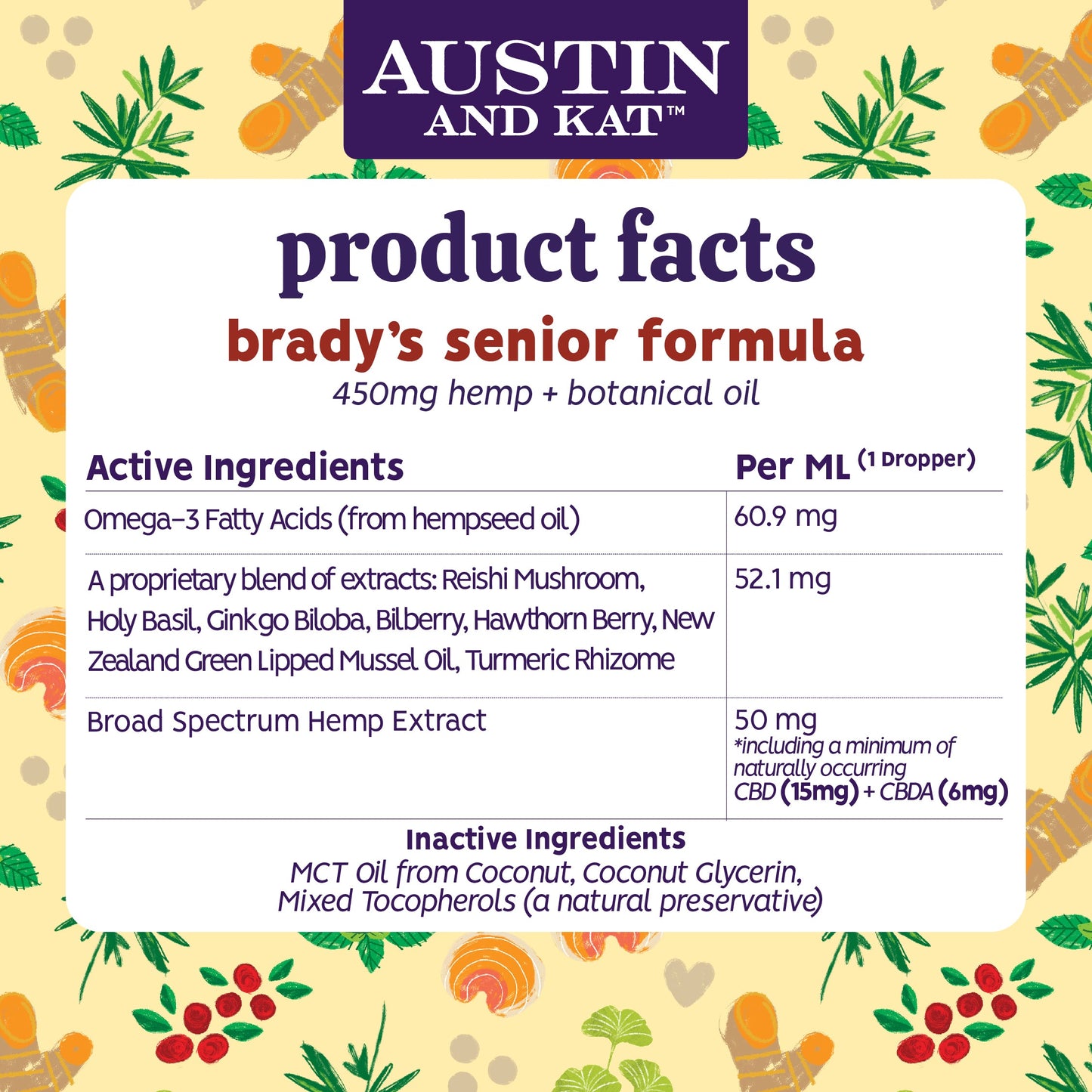 Senior Formula Oil