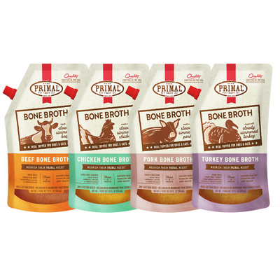 Primal Bone Broth for Cats and Dogs