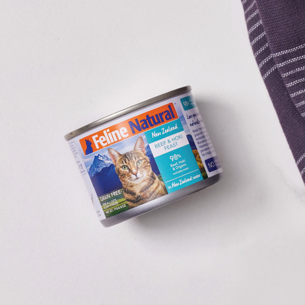 Feline Beef & Hoki Feast Canned Cat Food
