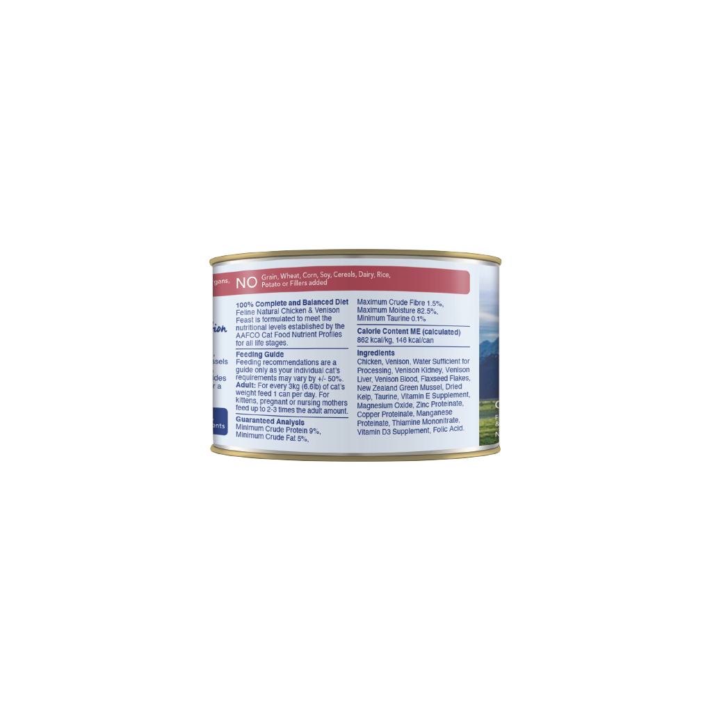 Feline Chicken & Venison Feast Canned Cat Food