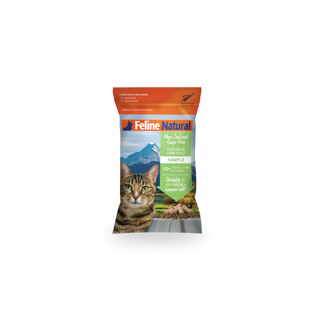 Feline __ Chicken & Lamb Feast Freeze-Dried Cat Food Sample (100% off)