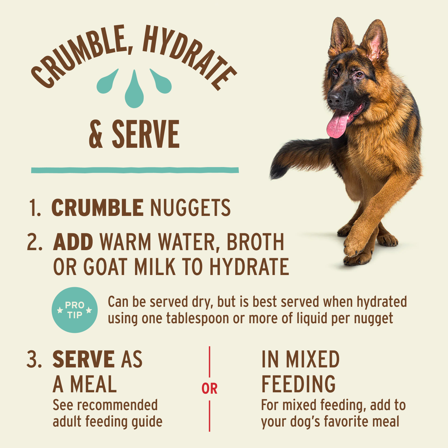 PrimalPetFood Freeze-Dried Raw Nuggets Dog Food - Rabbit Recipe
