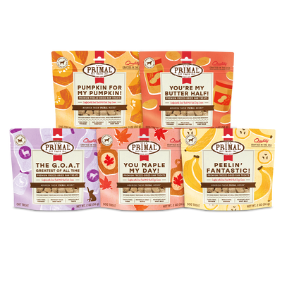Primal Freeze-Dried Treats for Cats & Dogs