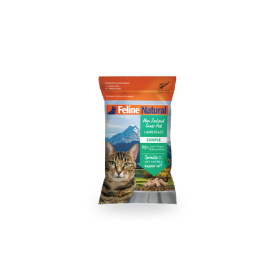 Feline Lamb Feast Freeze-Dried Cat Food Sample