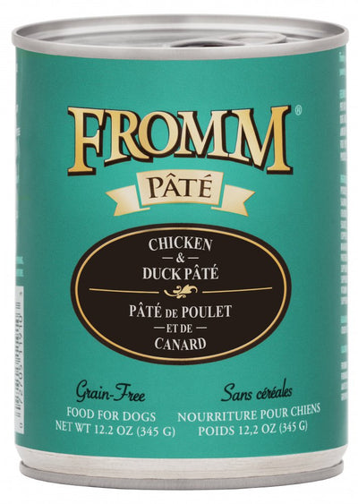 Fromm Grain-Free Chicken & Duck PATE Canned Dog Food