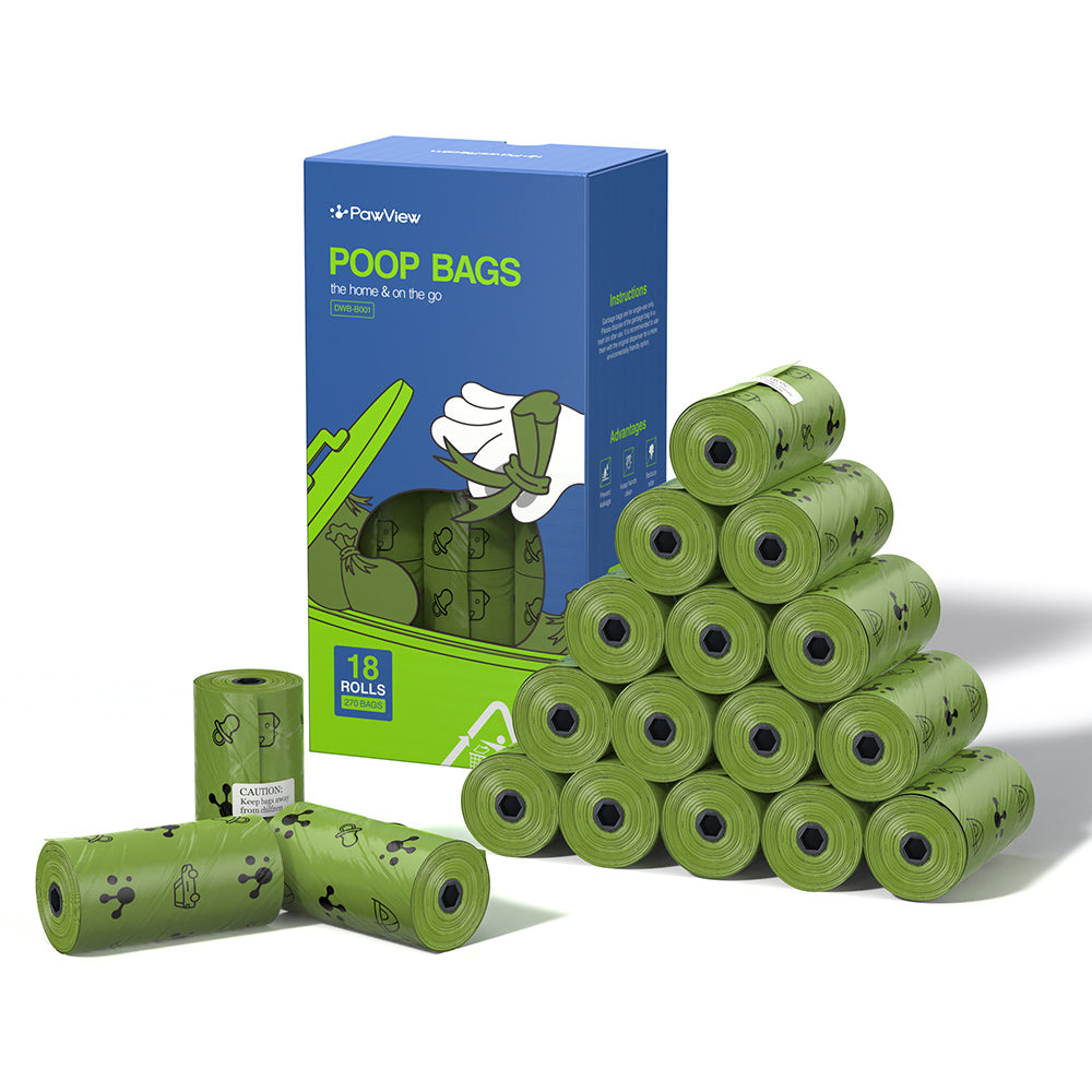 Leak-Proof Biodegradable Dog Poop Bags – 18-Roll, 270 Pack