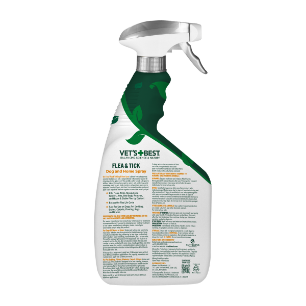 Flea and Tick Home Spray for Dogs â€?Cotton Spice Scent, 32 oz.
