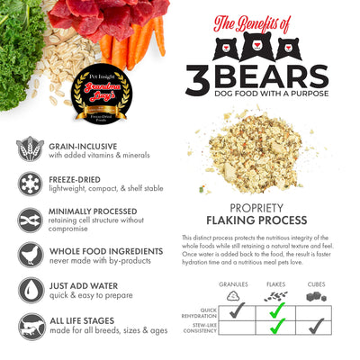 1LB - 3 Bears Beef