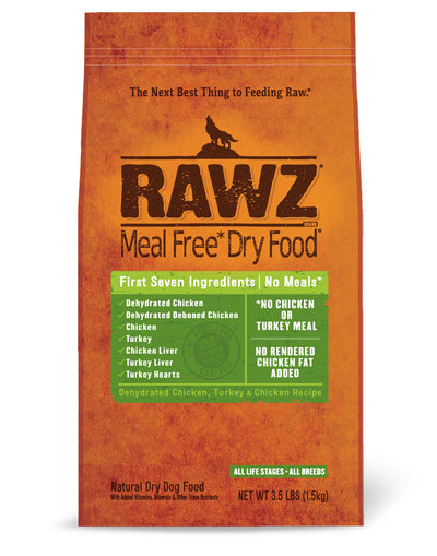 Rawz Meal Free Dehydrated Chicken and Turkey Recipe, Dry Dog Food