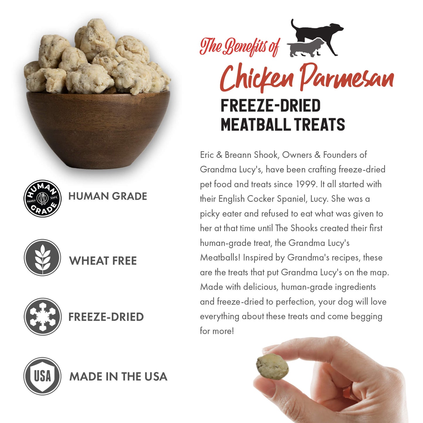 Freeze-Dried Meatballs - Chicken Parmesan