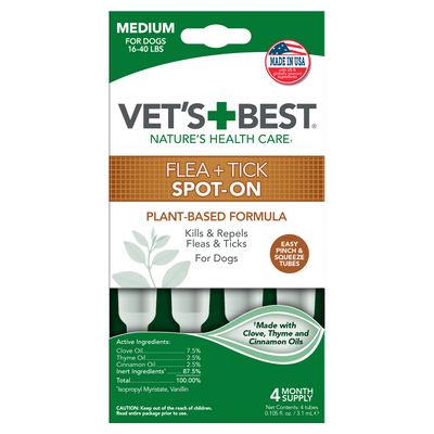 Flea & Tick Spot-On for Medium Dogs